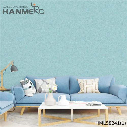 HANMERO PVC Professional Supplier Flowers Flocking Modern Church wallpaper wall coverings 0.53*10M