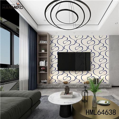 HANMERO PVC SGS.CE Certificate Geometric Technology 0.53M Photo studio European wallpaper house