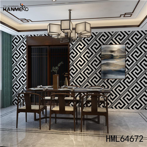 HANMERO SGS.CE Certificate PVC Technology European Photo studio 0.53M wall design wallpaper Geometric