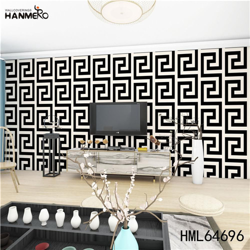 HANMERO interior wall wallpaper SGS.CE Certificate Geometric Technology European Photo studio 0.53M PVC