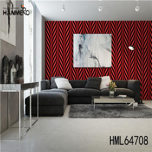 HANMERO PVC Professional Supplier wallpaper images Deep Embossed Classic Kitchen 0.53M Geometric