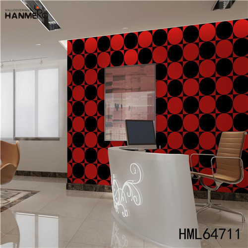 HANMERO PVC Professional Supplier Geometric Deep Embossed Classic wallpaper shops 0.53M Kitchen