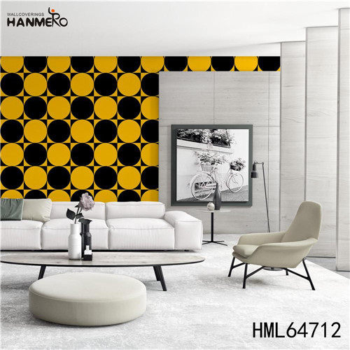 HANMERO PVC Professional Supplier Geometric Deep Embossed Classic Kitchen discount wallpaper 0.53M