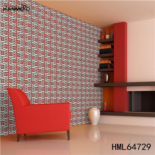 HANMERO PVC Deep Embossed Geometric Professional Supplier Classic Kitchen 0.53M designer wallcoverings