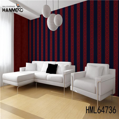 HANMERO Professional Supplier 0.53M embossed wallpaper border Deep Embossed Classic Kitchen PVC Geometric