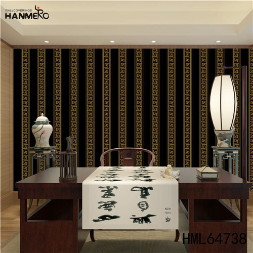 HANMERO Professional Supplier PVC Geometric 0.53M temporary wallpaper Kitchen Deep Embossed Classic