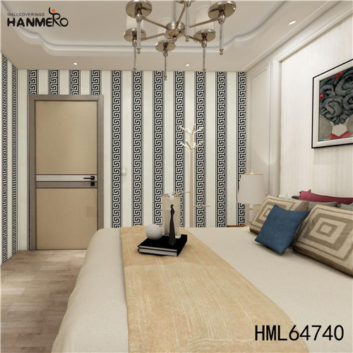 HANMERO Professional Supplier PVC Geometric Deep Embossed Classic 0.53M wallpaper retail stores Kitchen