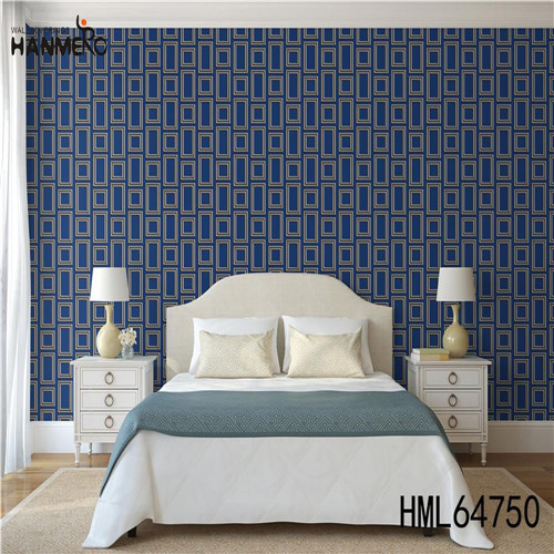 HANMERO Deep Embossed Classic Kitchen 0.53M wallpaper bedroom walls Geometric Professional Supplier PVC