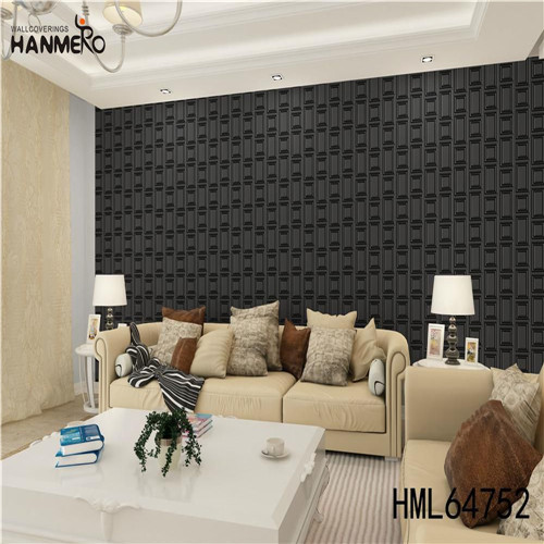 HANMERO Professional Supplier PVC Deep Embossed Classic Kitchen 0.53M paper wall covering Geometric