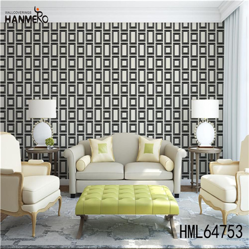 HANMERO Geometric Deep Embossed Professional Supplier PVC Classic Kitchen 0.53M wallpaper for walls room