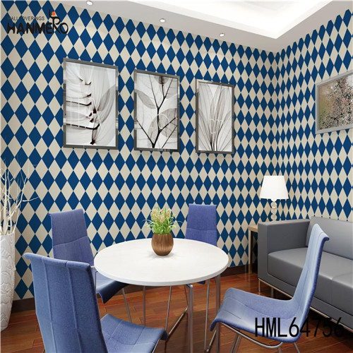 HANMERO online wallpaper designer Professional Supplier Geometric Deep Embossed Classic Kitchen 0.53M PVC