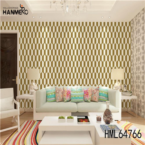 HANMERO wallpaper office walls Professional Supplier Geometric Deep Embossed Classic Kitchen 0.53M PVC