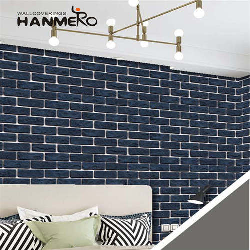 HANMERO PVC Manufacturer water wallpaper for walls Bronzing European Sofa background 0.53M Geometric