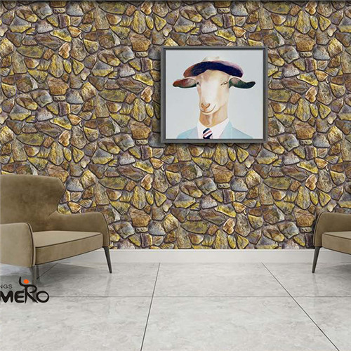HANMERO PVC Factory Sell Directly temporary wallpaper Flocking Classic Hallways 0.53M Landscape