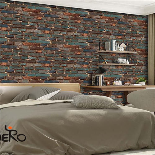 HANMERO PVC Factory Sell Directly 0.53M Flocking Classic Hallways Landscape online store wallpaper