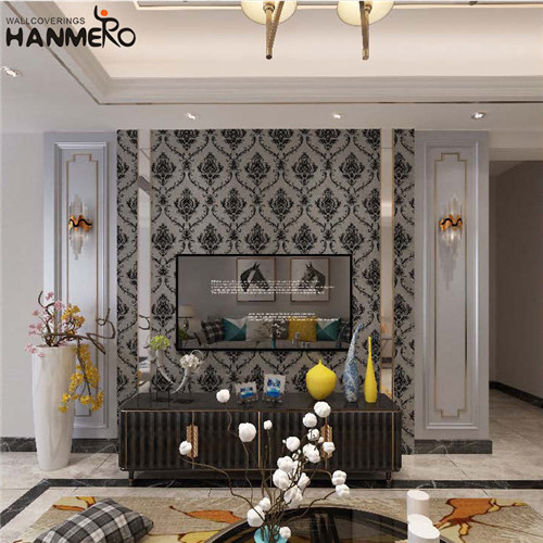HANMERO PVC High Quality Flowers Technology Chinese Style Lounge rooms 0.53M the wallpaper company