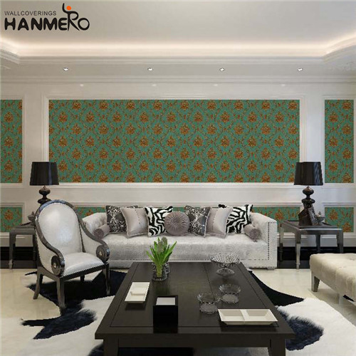 HANMERO PVC High Quality Flowers Technology Chinese Style retro wallpaper 0.53M Lounge rooms