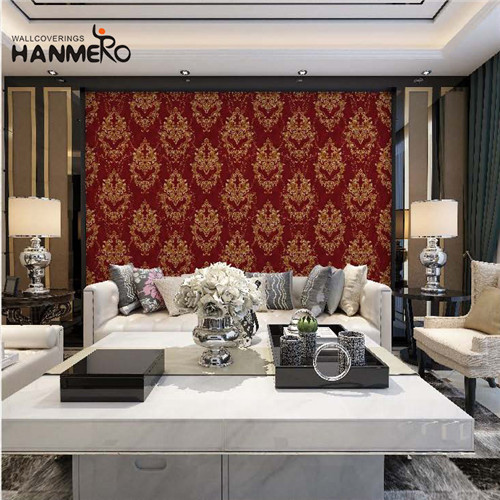 HANMERO 0.53M High Quality Flowers Technology Chinese Style Lounge rooms PVC latest wallpaper designs for walls
