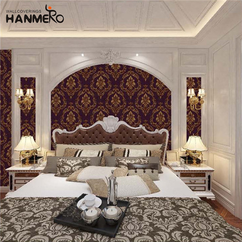 HANMERO PVC 0.53M Flowers Technology Chinese Style Lounge rooms High Quality wallpaper designs bedroom
