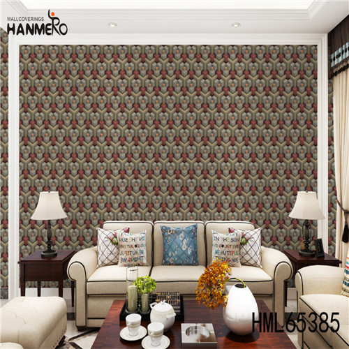 HANMERO PVC Hot Sex Geometric Deep Embossed 0.53*10M Theatres European wallpaper decorating