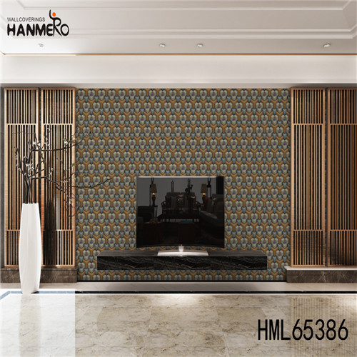 HANMERO PVC Hot Sex Geometric Deep Embossed European 0.53*10M Theatres home design wallpaper