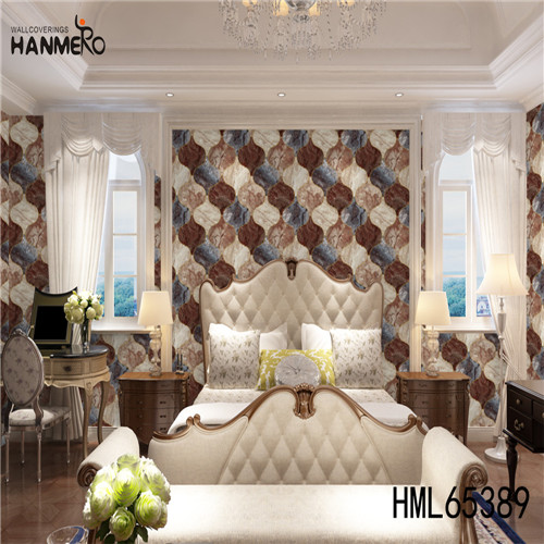HANMERO PVC Hot Sex Theatres Deep Embossed European Geometric 0.53*10M wallpaper for bedroom walls designs