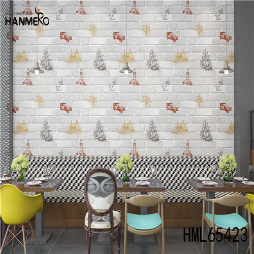 HANMERO PVC SGS.CE Certificate Landscape Bronzing online wallpaper Home Wall 0.53*10M Modern