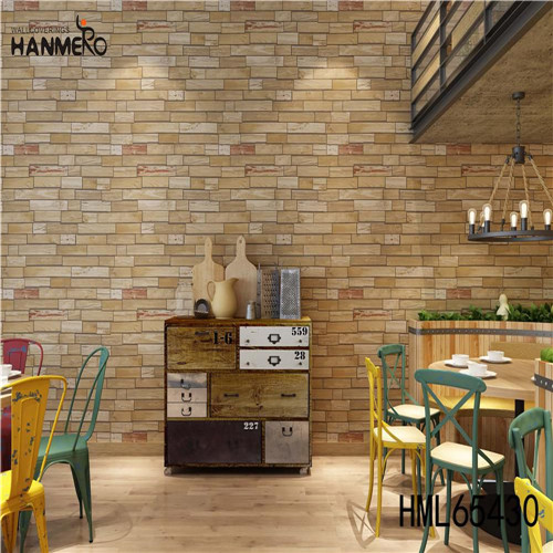 HANMERO 0.53*10M SGS.CE Certificate Landscape Bronzing Modern Home Wall PVC wallpaper price
