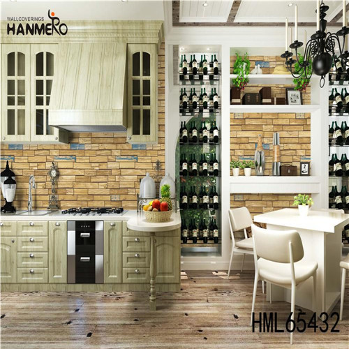 HANMERO PVC SGS.CE Certificate 0.53*10M Bronzing Modern Home Wall Landscape wallpaper for living room