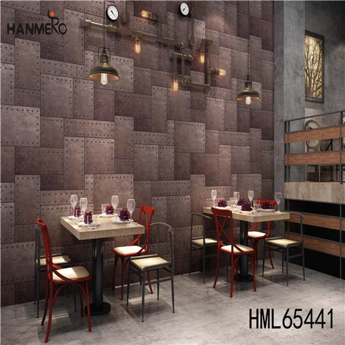 HANMERO PVC SGS.CE Certificate Landscape Bronzing Home Wall Modern 0.53*10M wallpaper for the house