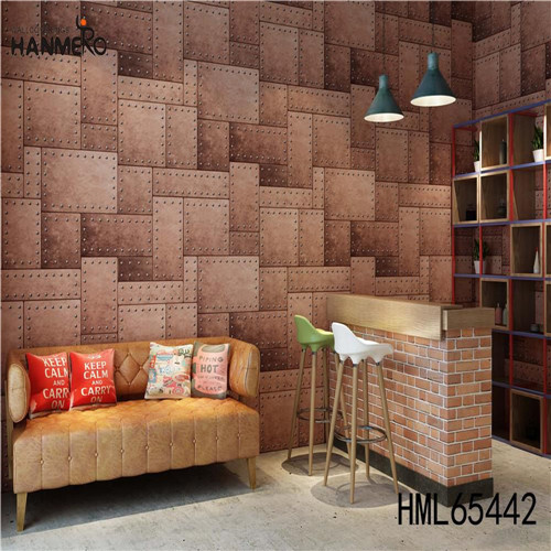 HANMERO Modern SGS.CE Certificate Landscape Bronzing PVC Home Wall 0.53*10M embossed wallpaper border