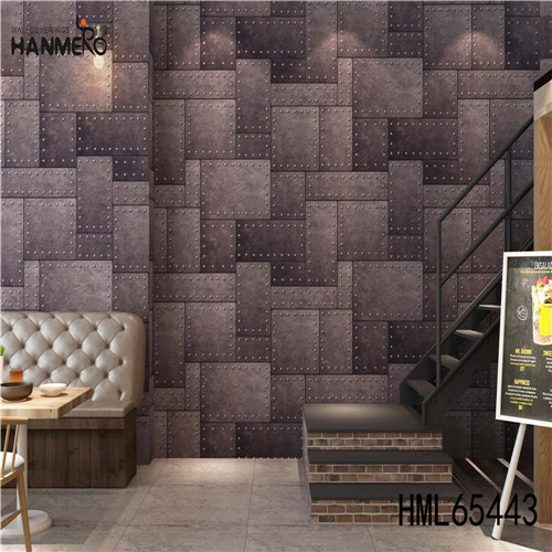 HANMERO PVC Modern Landscape Bronzing SGS.CE Certificate Home Wall 0.53*10M wallpaper at home