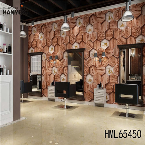 HANMERO PVC SGS.CE Certificate Bronzing Landscape Modern Home Wall 0.53*10M interior home wallpaper