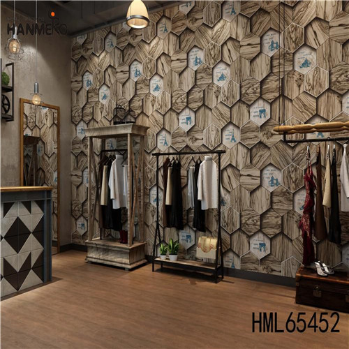 HANMERO Landscape SGS.CE Certificate PVC Bronzing Modern Home Wall 0.53*10M at home wallpaper