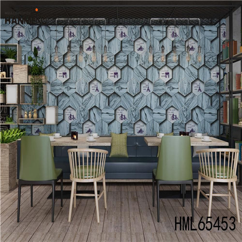 HANMERO PVC Landscape SGS.CE Certificate Bronzing Modern Home Wall 0.53*10M wall covering stores
