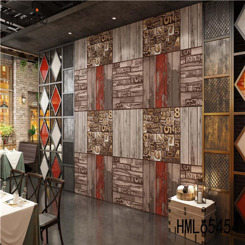 HANMERO SGS.CE Certificate PVC Landscape Bronzing Modern Home Wall 0.53*10M home wallpaper samples