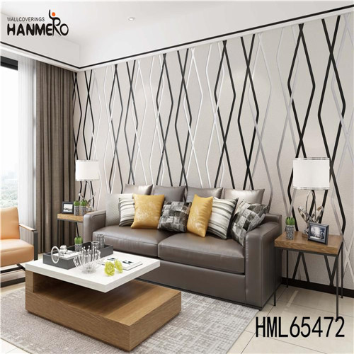 HANMERO 0.53*10M Scrubbable Leather Deep Embossed European Nightclub PVC wallpaper cover