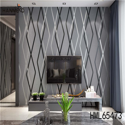 HANMERO PVC 0.53*10M Leather Deep Embossed European Nightclub Scrubbable wallpaper on wall of house