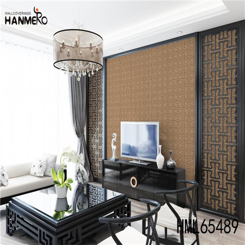 HANMERO PVC Scrubbable Deep Embossed Leather European Nightclub 0.53*10M online wallpaper designer
