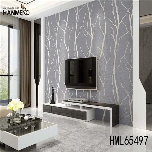 HANMERO Scrubbable PVC Leather 0.53*10M wallpapers for designers Nightclub Deep Embossed European