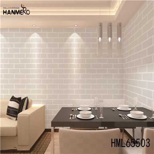 HANMERO PVC Decor Stripes Flocking Classic Exhibition 0.53*10M 3d wallpaper