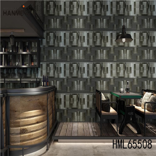 HANMERO PVC Decor background wallpaper Flocking Classic Exhibition 0.53*10M Stripes