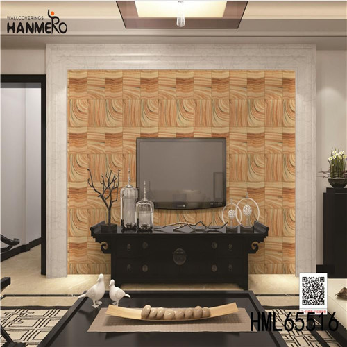 HANMERO PVC Decor 0.53*10M Flocking Classic Exhibition Stripes wallpaper wall coverings