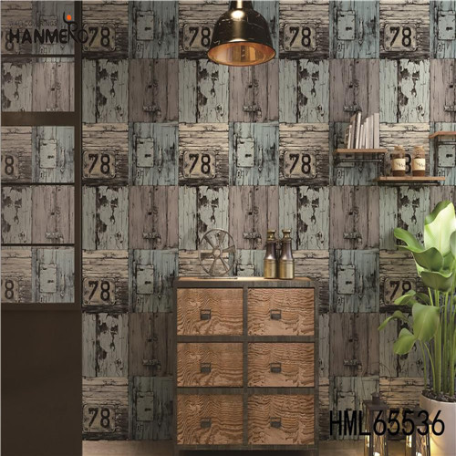 HANMERO PVC Decor Classic Flocking Stripes Exhibition 0.53*10M buy temporary wallpaper