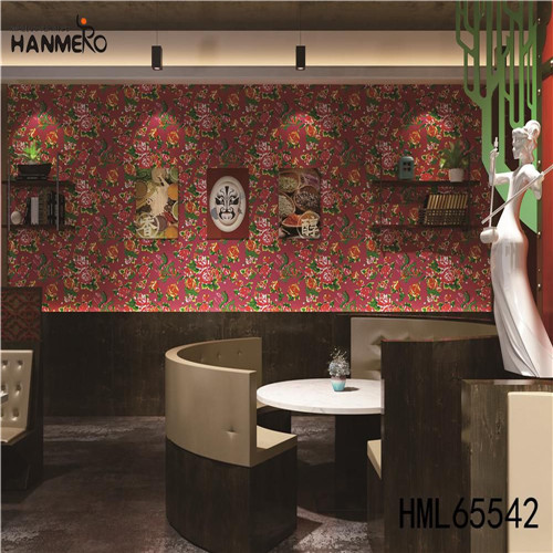 HANMERO PVC Stripes Decor Flocking Classic Exhibition 0.53*10M online wallpaper for walls