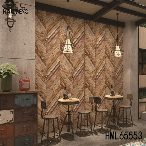 HANMERO Decor PVC Stripes Flocking 0.53*10M wall wallpaper for bedroom Classic Exhibition