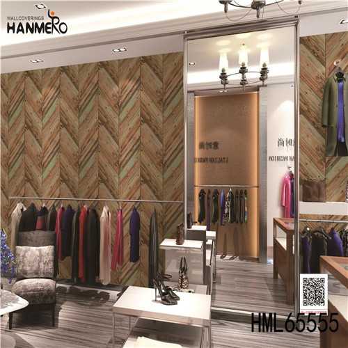 HANMERO Decor PVC Stripes Flocking Classic 0.53*10M decorate wall with paper Exhibition