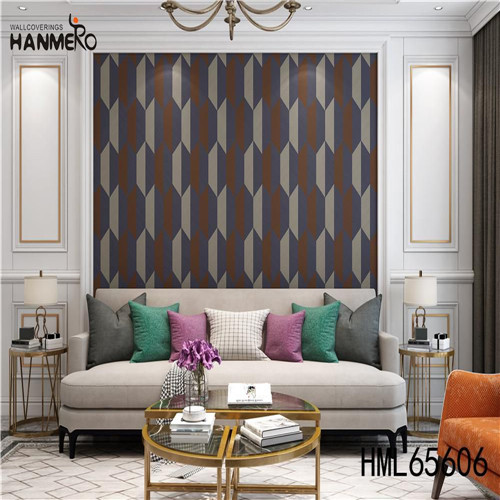 HANMERO Non-woven house wallpaper design Geometric Technology Modern Exhibition 0.53*10M Stocklot