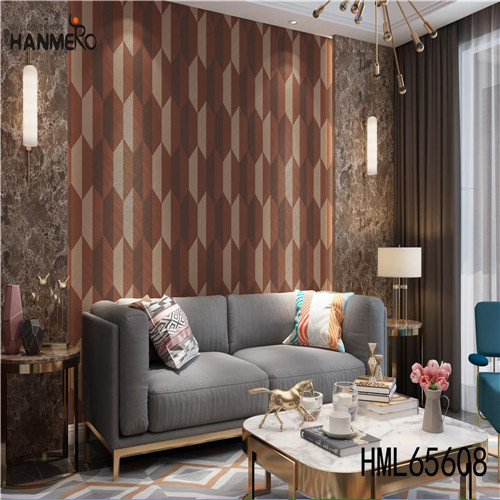 HANMERO Non-woven Stocklot Geometric wall decor wallpaper Modern Exhibition 0.53*10M Technology