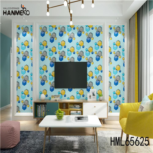 HANMERO Non-woven Stocklot 0.53*10M Technology Modern Exhibition Geometric paper for walls decoration